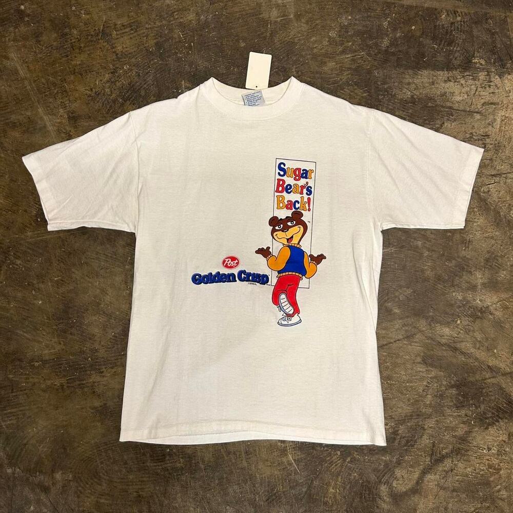 White vintage 90s Sugar Bears t-shirt
